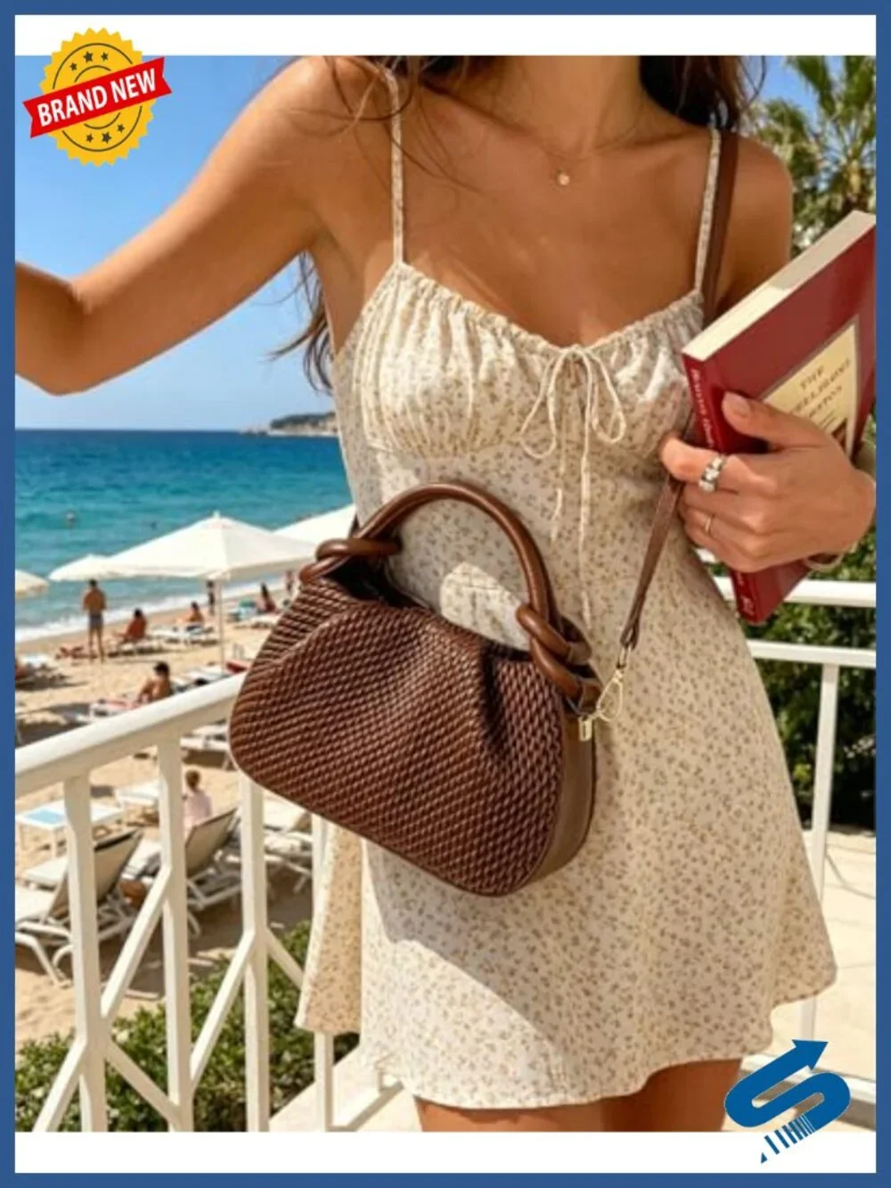 Women's Small Top Handle Hobo Bag Mini Crossbody Purse Faux Leather